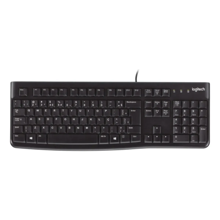 Teclado com fio USB Logitech K120 
